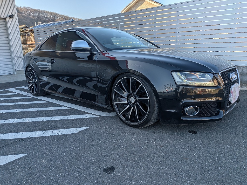 アウディ 平成20年 S5 クワトロ 4WD 希少サンルーフ V8 4.2㏄ ロード 社外マフラー 20インチアルミ RSグリル 検無し 3N拍卖