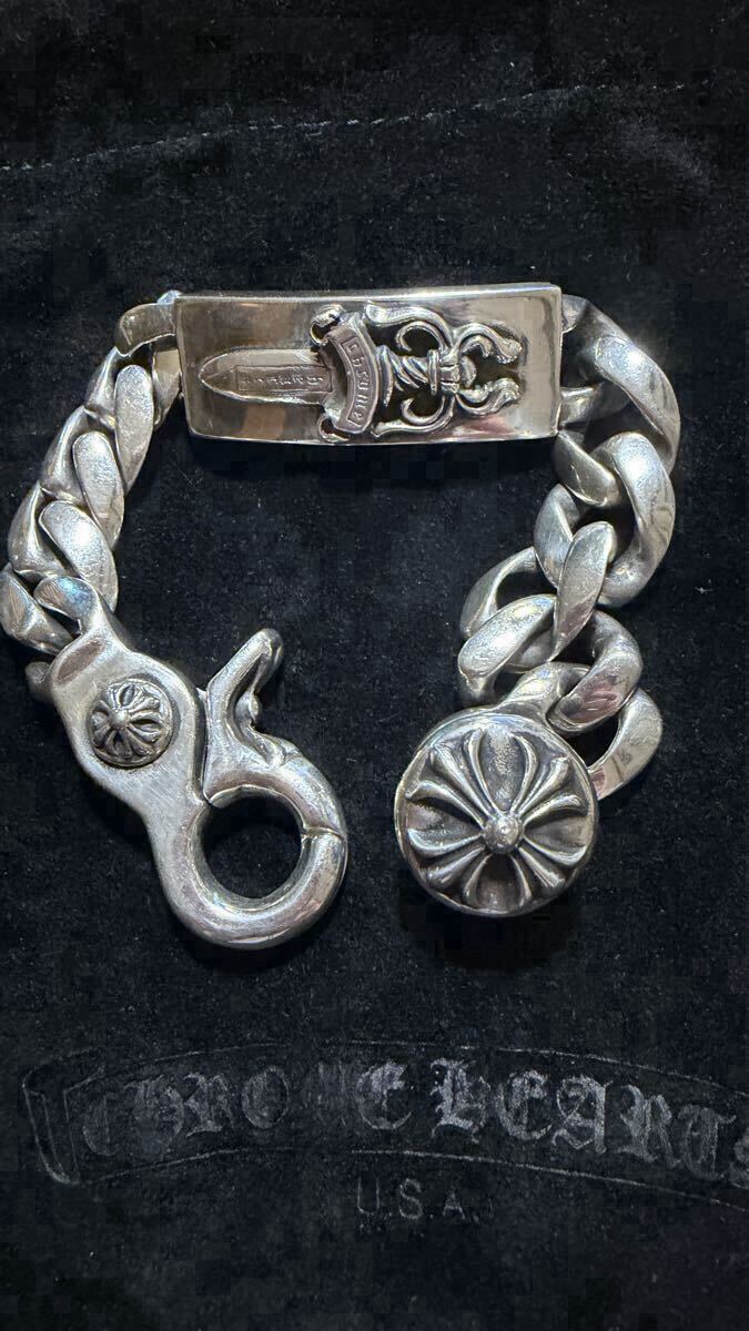 鑑定済み クロムハーツ特注ブレスレット 1円スタート拍卖