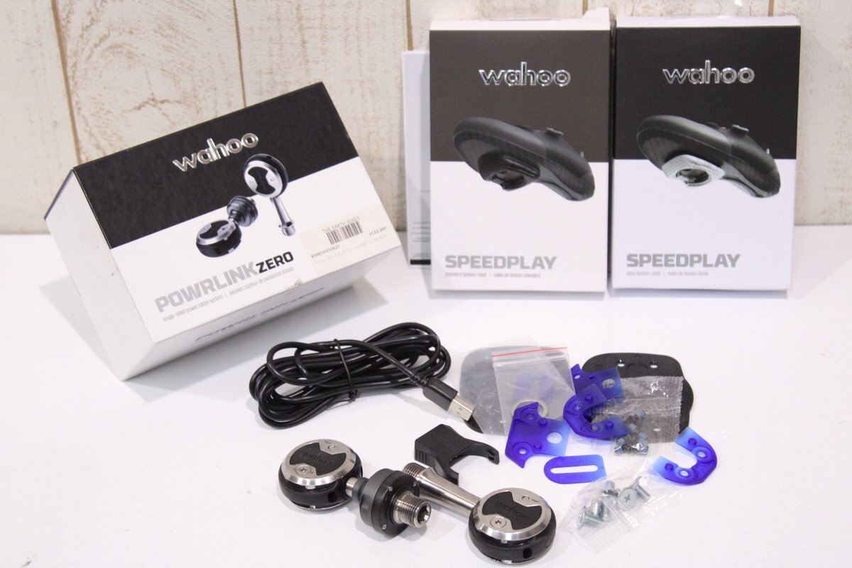 ★wahoo ワフー SPEEDPLAY POWERLINK ZERO SINGLE SIDE POWER PEDAL 左足計測 パワーメーター ペダル拍卖