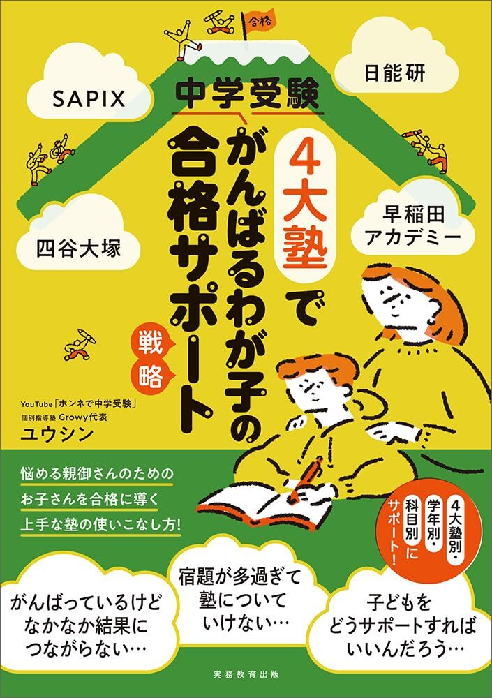 SAPIX、日能研、四谷大塚、早稲田アカデミー 中学受験4大塾でがんばるわが子の合格サポート戦略拍卖