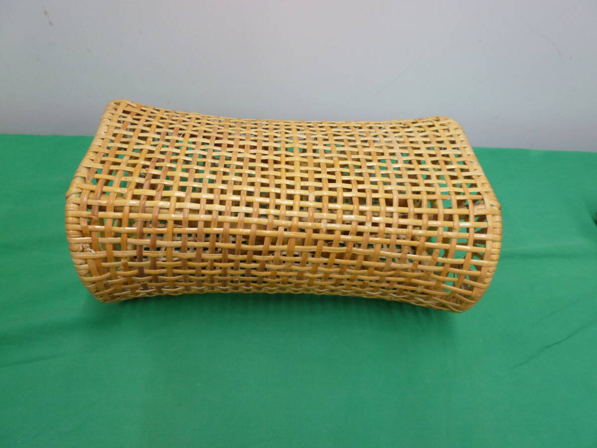 【9327】籐編まくら 未使用品 長期保管品 拍卖