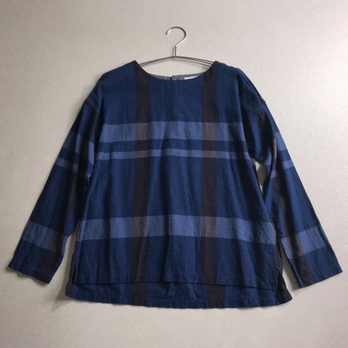 ○ Portland ポートランド チェック プルオーバー ブラウス拍卖