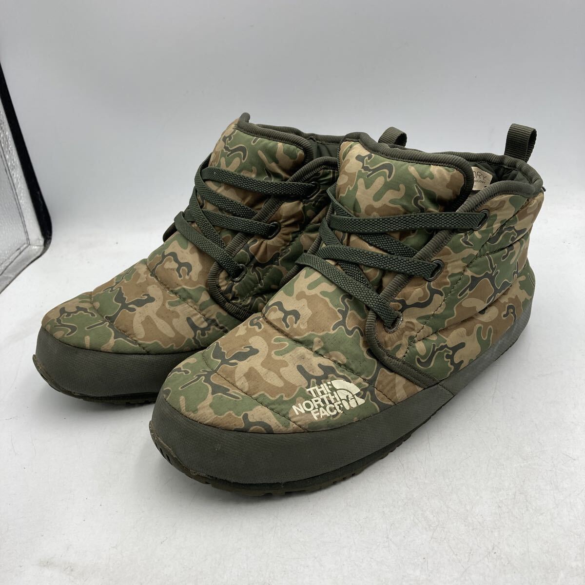 EA005Y THE NORTH FACE ノース フェイス メンズ スノーブーツ チャッカブーツ US8 26cm 迷彩柄拍卖
