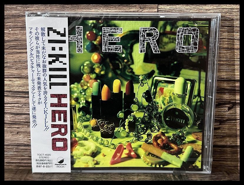 送料無料 TA164 G② 希少 廃盤 新品 未開封 ZI:KILL ジキル HERO ヒーロー マキシングル CD TOCT-4020 東芝EMI TUSK KEN 飯田成一 TETSU拍卖