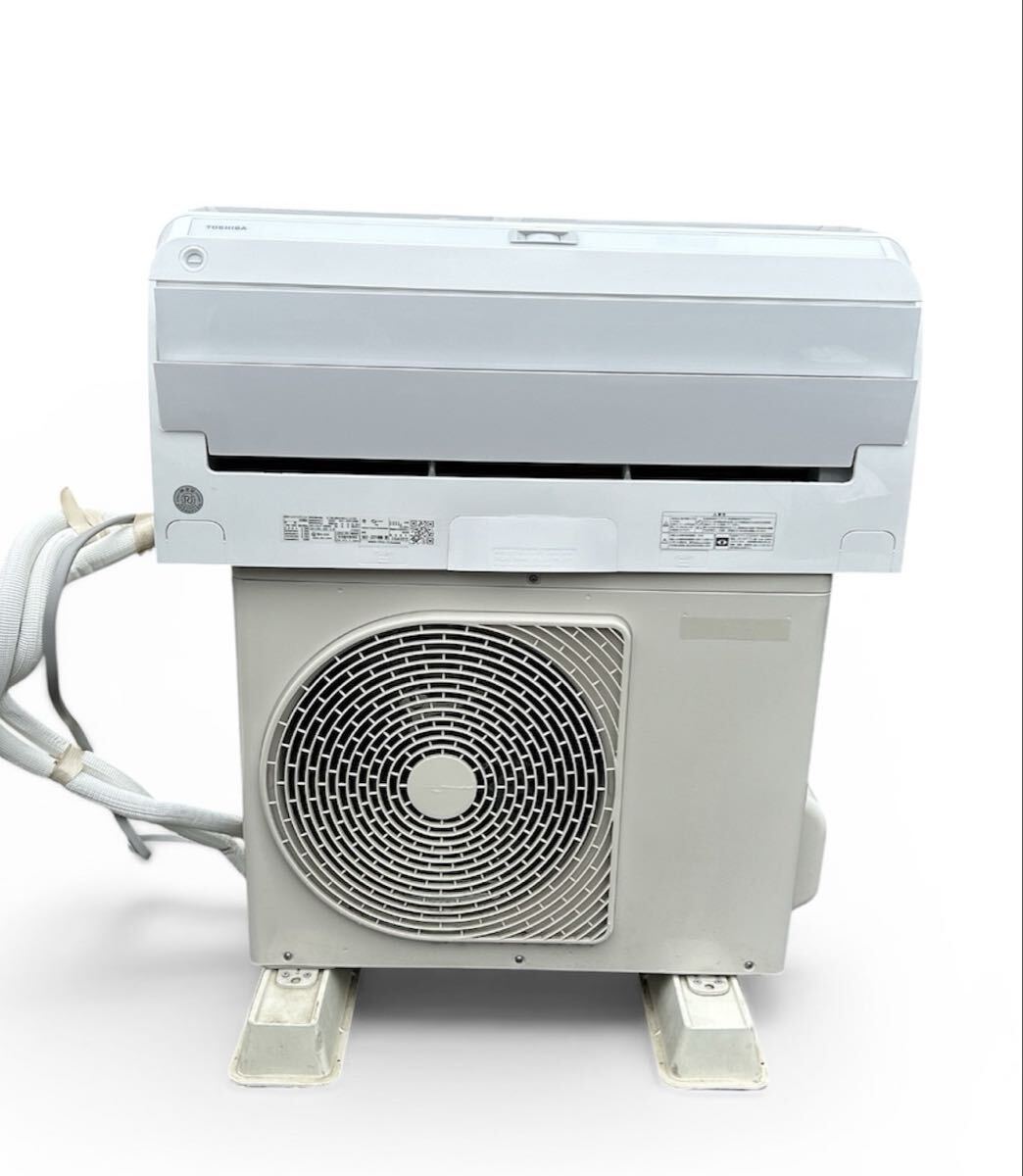 通電確認済み TOSHIBA 東芝 ルームエアコン RAS-J221RBK 室外機 リモコン付き 6畳用 美品拍卖