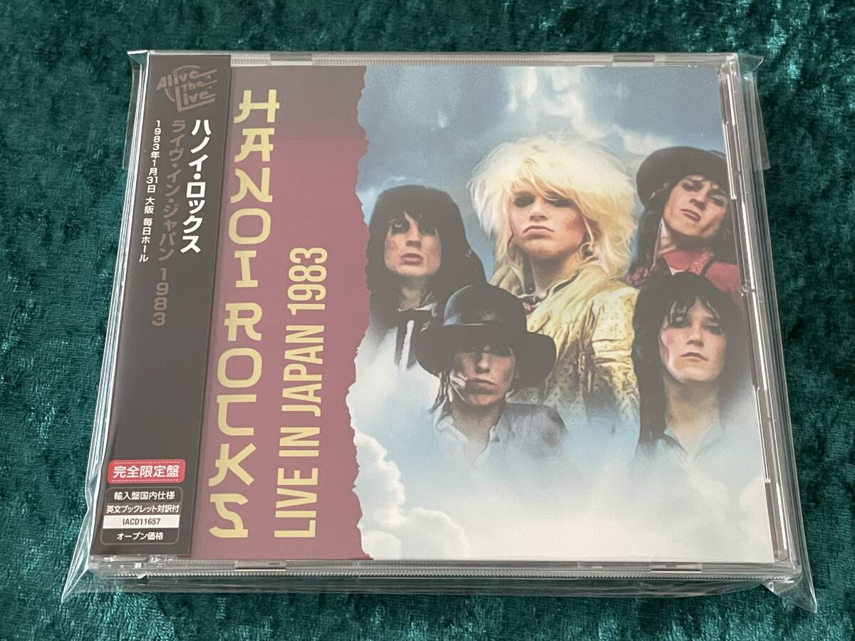 ★Alive The Live★ハノイ・ロックス★完全限定盤★ライヴ・イン・ジャパン 1983★帯付★CD★HANOI ROCKS★LIVE IN JAPAN 1983★大阪★拍卖