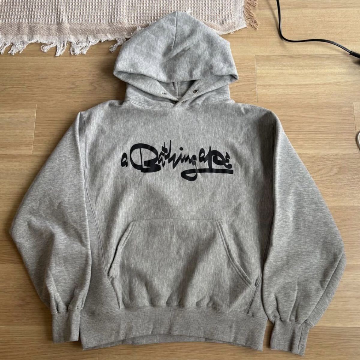 90s A BATHING APE futura コラボ パーカー フーディ BAPE APE リバースウィーブ フューチュラ拍卖