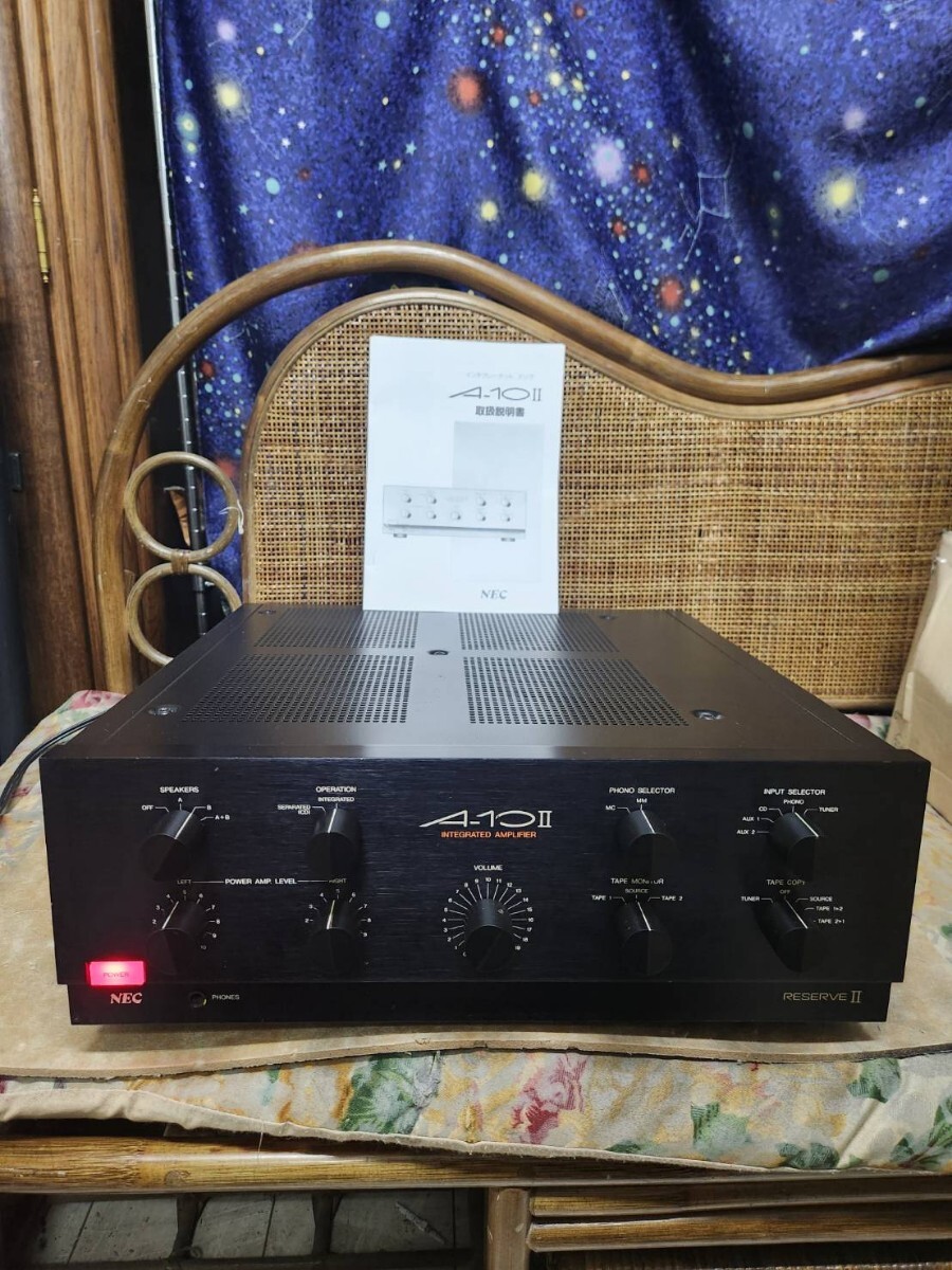 伝説!極上品フルレストア済!完動超美品!NECプリメインアンプA-10(TYPEⅡ)拍卖