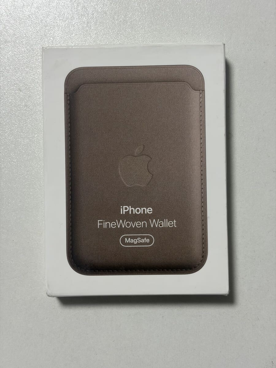 【Apple純正】 iPhone ファインウーブンウォレット トープ ★美品★拍卖