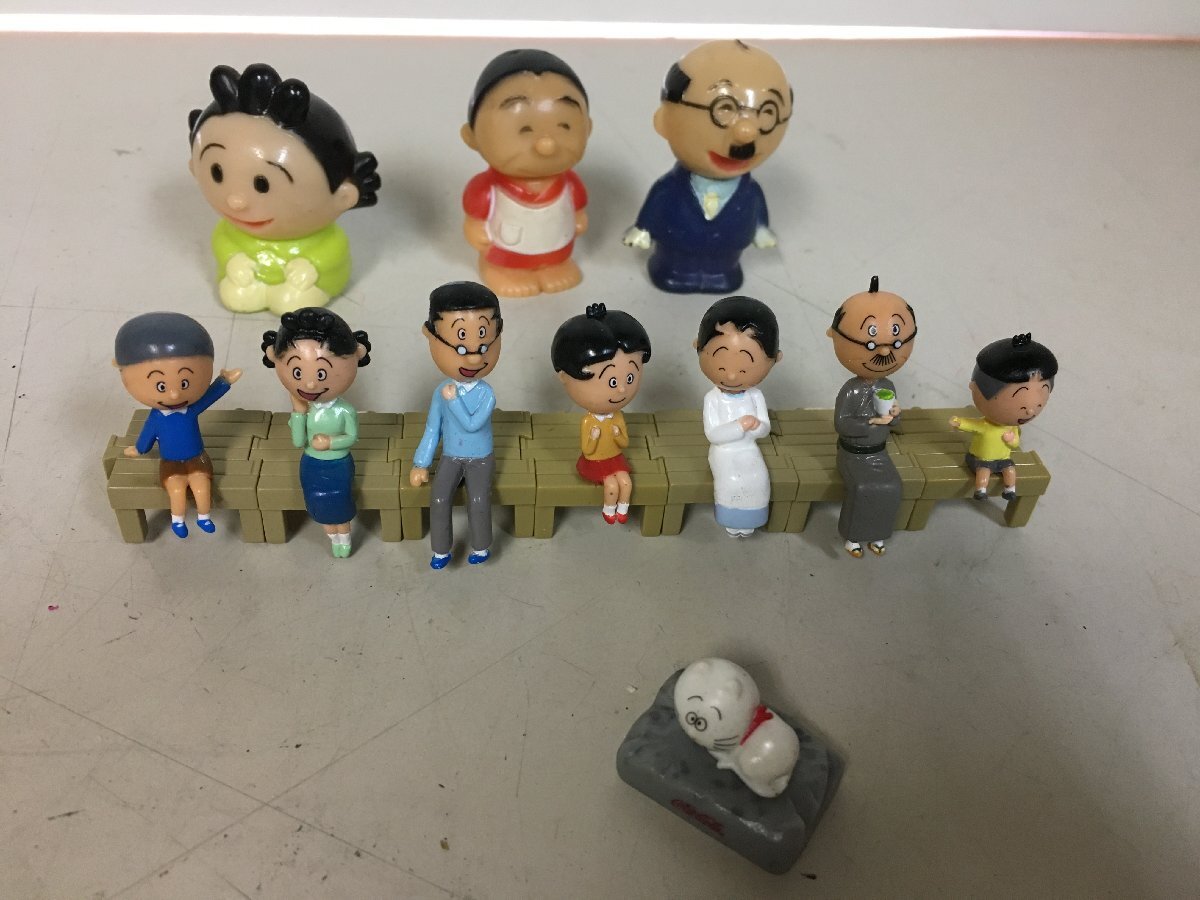A5335 コカ・コーラ オリジナル サザエさん一家 つながる縁側フィギュア ソフビ 人形 コレクション レトロ 現状品拍卖
