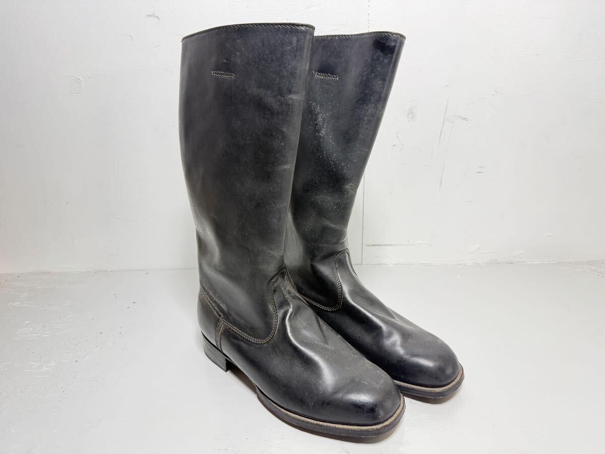 Y2652 NVA ドイツ軍 ブーツ ヴィンテージ 当時物? 本物? タイプ?拍卖
