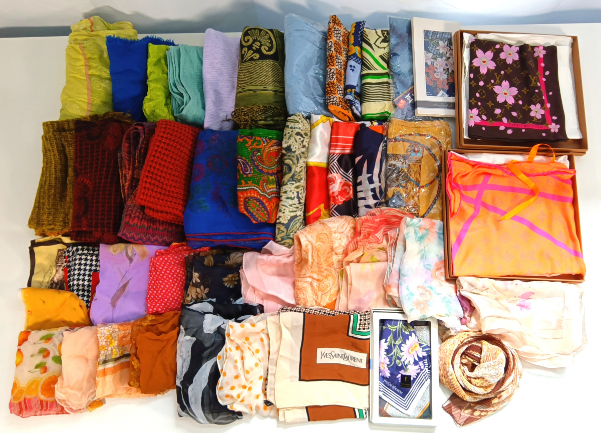 ★スカーフ まとめ YSL Louis Vuitton ストール マフラー レディース イヴサンローラン ルイヴィトン ブランド_FGL_D0313-G00B拍卖