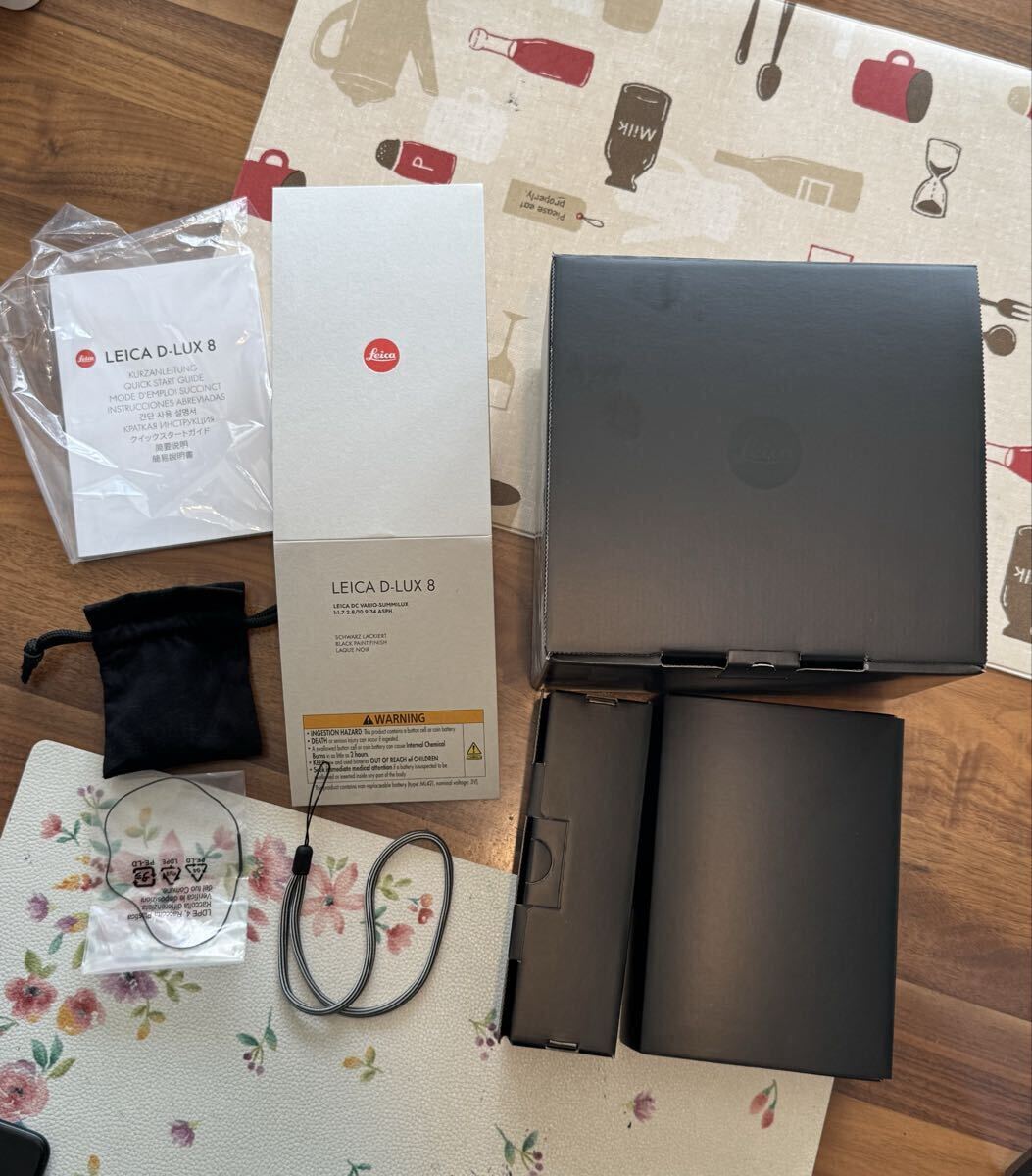 ライカ Leica D-LUX8 19191 元箱 マニュアル ケース ストラップ 、カメラ無し拍卖