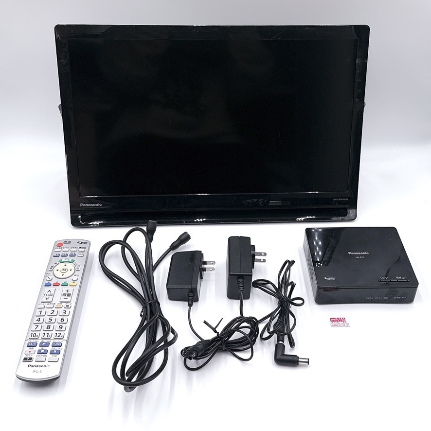 【1円スタート】パナソニック 19V型 ハイビジョン ポータブル 液晶テレビ プライベート・ビエラ ブラック UN-19FB10H拍卖