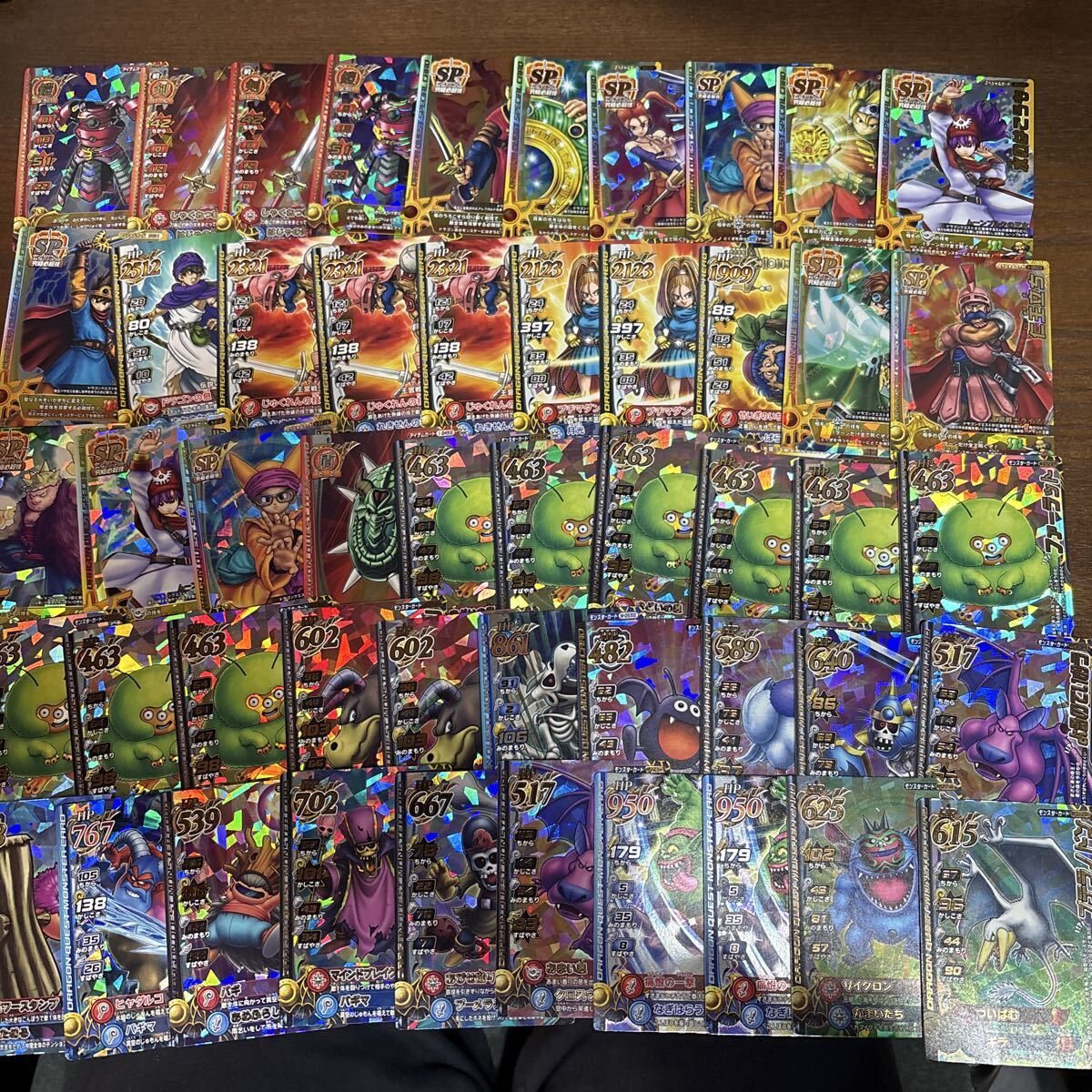 【y698】 ドラゴンクエスト モンスターバトルロード モリーセレクション SPカードなどまとめ売り570枚程度拍卖