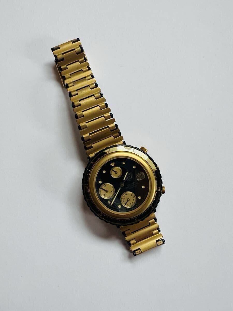 D-920 【超希少名機/稼働品】ホイヤー HEUER Heuer エグゼクティブ オートマチック クロノグラフ 200m防水 メンズ 腕時計 ヴィンテージ拍卖