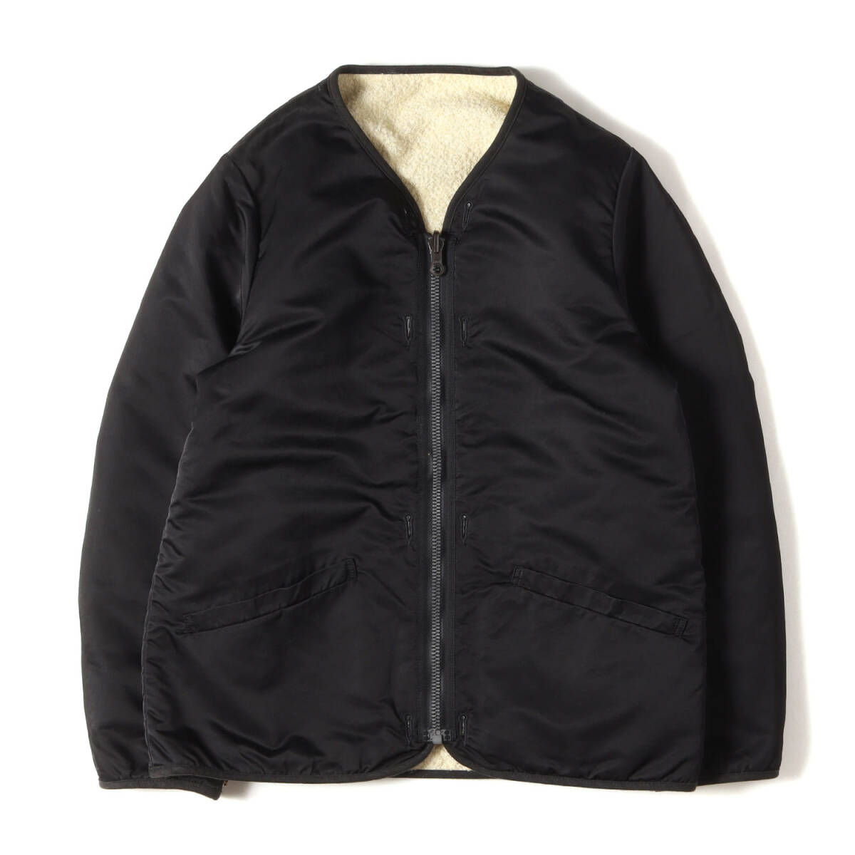visvim ビズビム ジャケット ブラック オフホワイト 黒白 サイズ:2 | アイリス リバーシブル ライナージャケット(IRIS LINER JKT)拍卖
