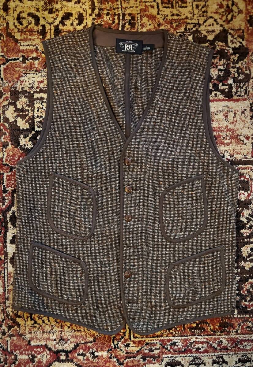 RRL JAMESON DONEGAL TWEED VEST拍卖