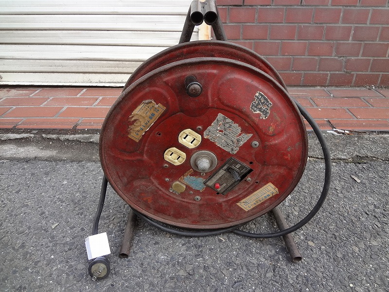 Kたこ0557■伸栄プラスチック■コードリール 電工ドラム■30M■延長コード■電材■工具用品■工事用品■DIY用品■工事用延長リール拍卖