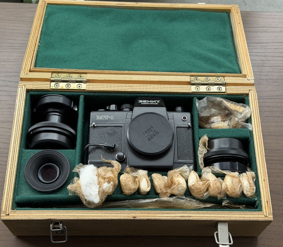 未使用品 付属品完備 ZENIT MT-1 フィルムカメラ ソ連製 ソビエトカメラ 現状販売拍卖