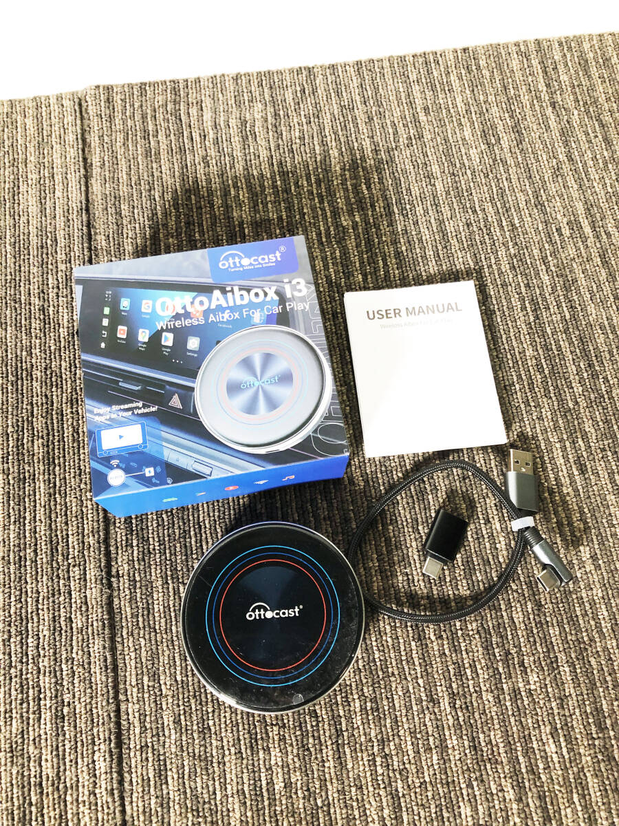 ジャンク扱い品 中古★OttoAibox i3 OTTOCAST オットキャストワイヤレスカープレイ搭載車 CarPlay YouTube 【OttoAibox i3】GCMG拍卖