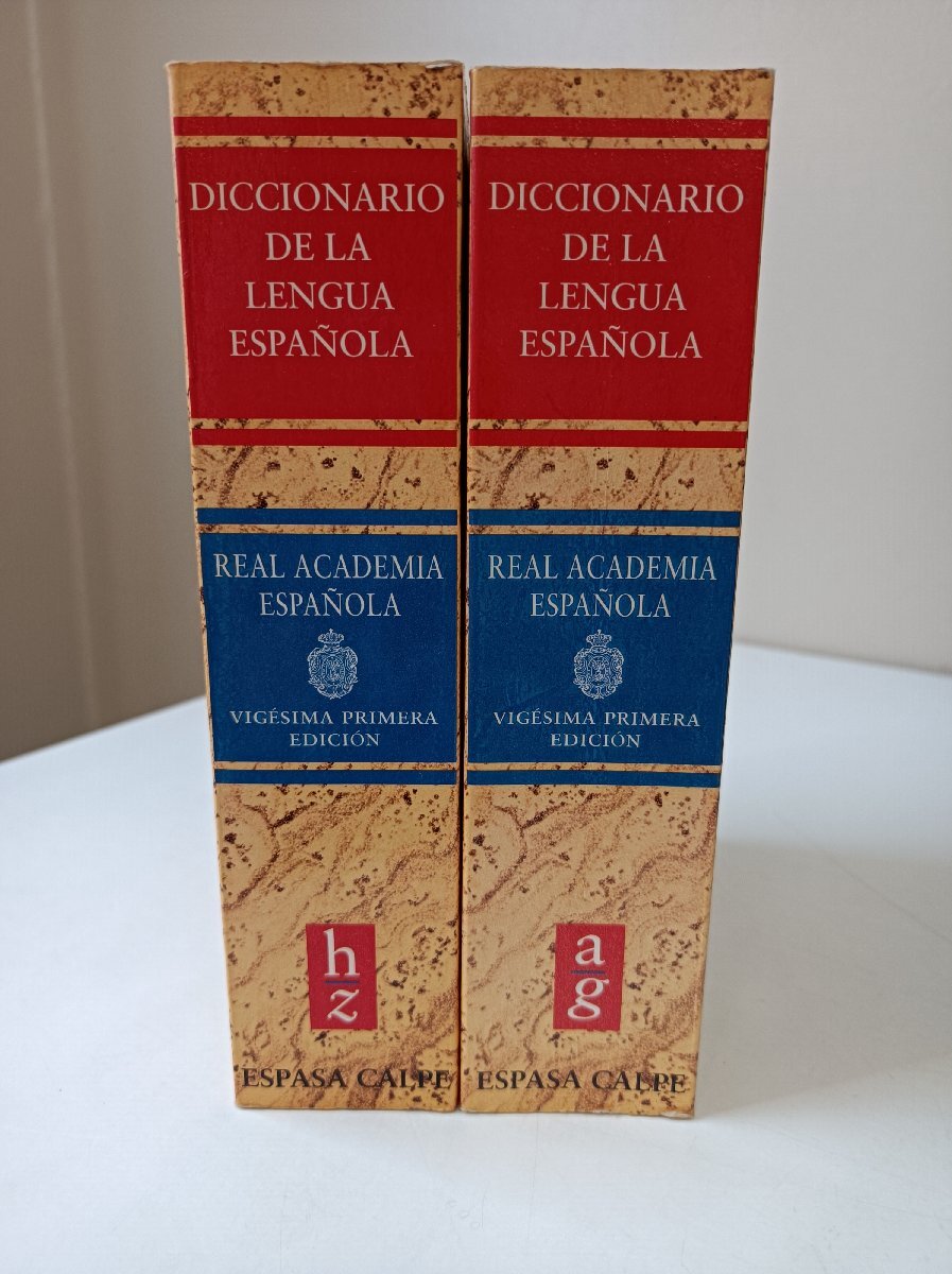 スペイン語辞典 a-g・h-z 2冊セット/Diccionario de la Lengua Espanola ESPASA CALPE社/スペイン王立アカデミー編纂/洋書/B3603105拍卖