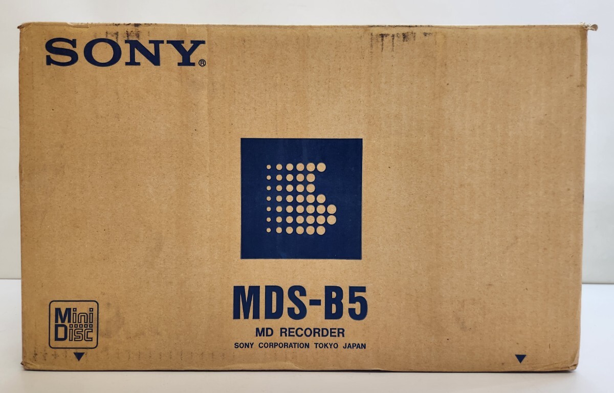 △SONY(ソニー) MDS-B5(業務用MDレコーダー・開封未使用品 作動未確認) ミニディスク 音響機材 オーディオ 放送現場 スタジオ拍卖
