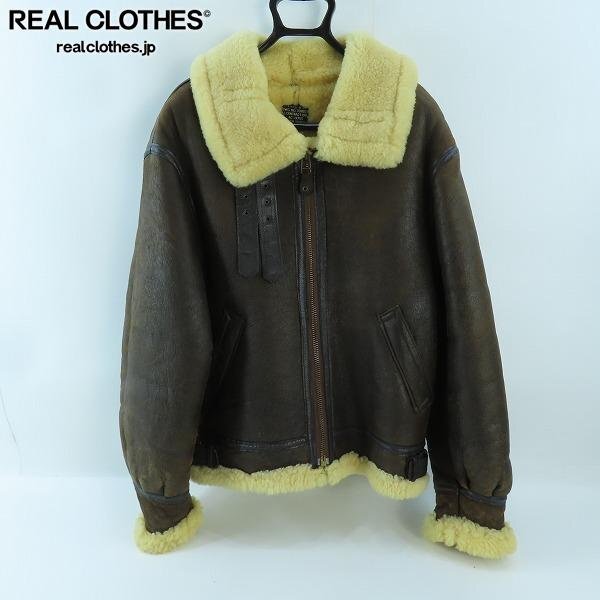 ☆AVIREX/アヴィレックス USA製 TYPE B-3 ムートン フライトジャケット 33H5595/40 /060拍卖