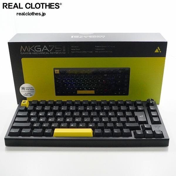 Princeton/プリンストン UP-MKGA75-J MKGA75-FLEX ゲーミング メカニカル キーボード 動作確認済み /080拍卖