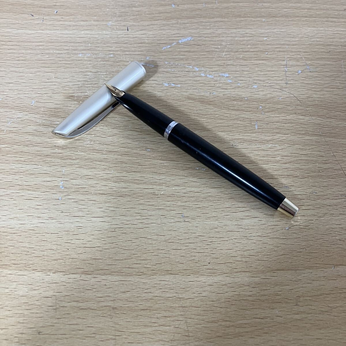 PLATINUM プラチナ万年筆 66-150 ペン先 14K 刻印 万年筆 筆記用具 文房具 重量 約13g 3 サ ス 1722拍卖