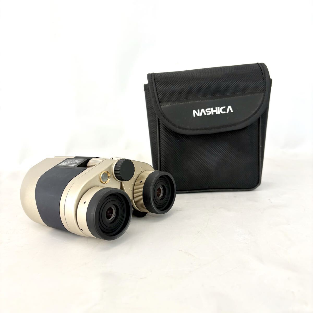 NASHICA ナシカ コンパクトズーム 双眼鏡 20-110×27 PRISM ケース付き 現状品拍卖
