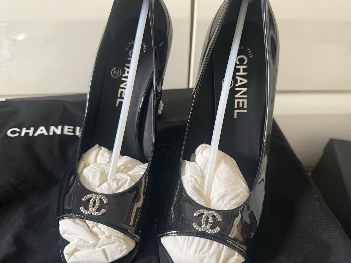 CHANELオープントゥパンプス38c拍卖