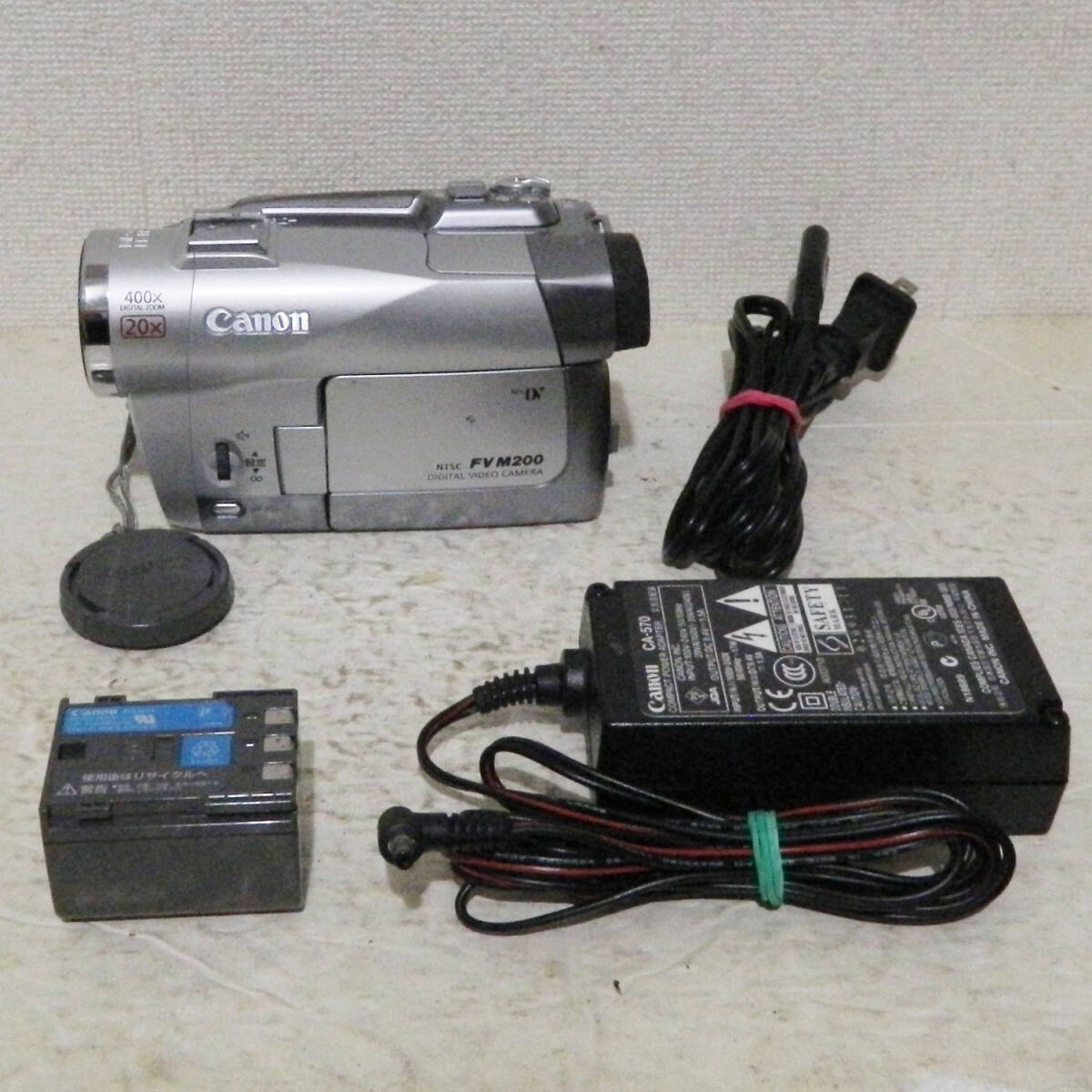 動作品 Canon DM FV M200 miniDV ビデオカメラ ダビングなどに 同梱可拍卖