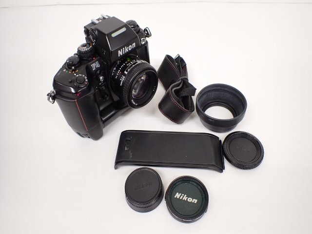外観良品 Nikon F4S (F4 + MB-21) + MF-23 + Ai AF NIKKOR 50mm F1.4 動作可 ニコン AFフィルム一眼レフカメラ データバック付 ∬ 753C0-20拍卖