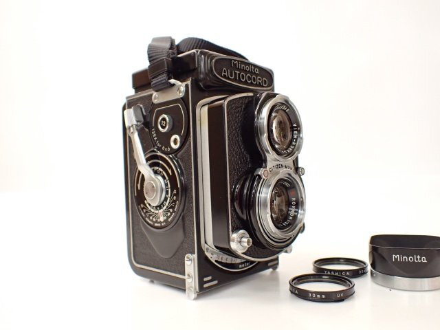 MINOLTA ミノルタ AUTOCORD RA型 6x6 CHIYOKO 75mm F3.5 CITIZEN MXV 二眼レフカメラ オートコード □ 75418-4拍卖