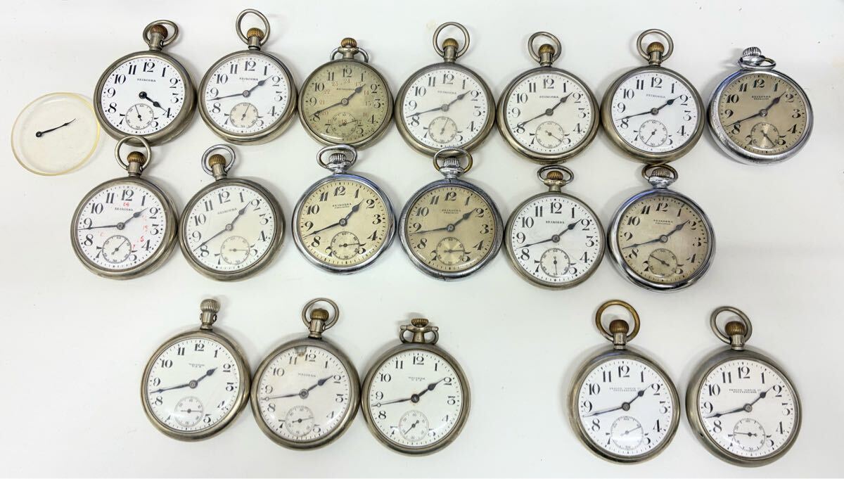■中古 懐中時計 SEIKOSHA 13 WALTHAM 3 ZENITH WATCH 2 稼働 ジャンク含む◆拍卖
