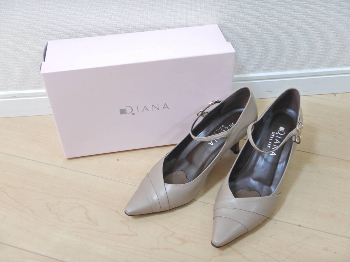 DIANA ダイアナ ハイヒール パンプス 24.5EE PM拍卖