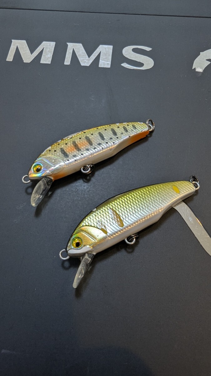 スミス Dインサイト 44 ヤマメレーザー アユ箔 2個セット 美品 渓流 ミノー 拍卖