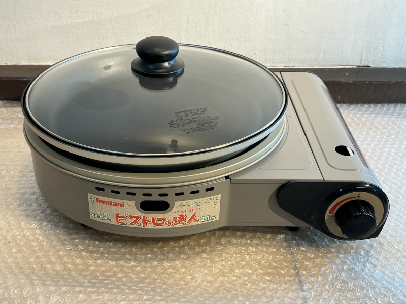 中古品 イワタニ カセットフー CB-GP-1 ビストロの達人 2.1kw カセットコンロ 現状渡し拍卖