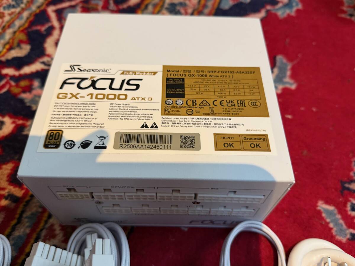 Seasonic FOCUS GX-1000 ATX3 (V4) - White拍卖