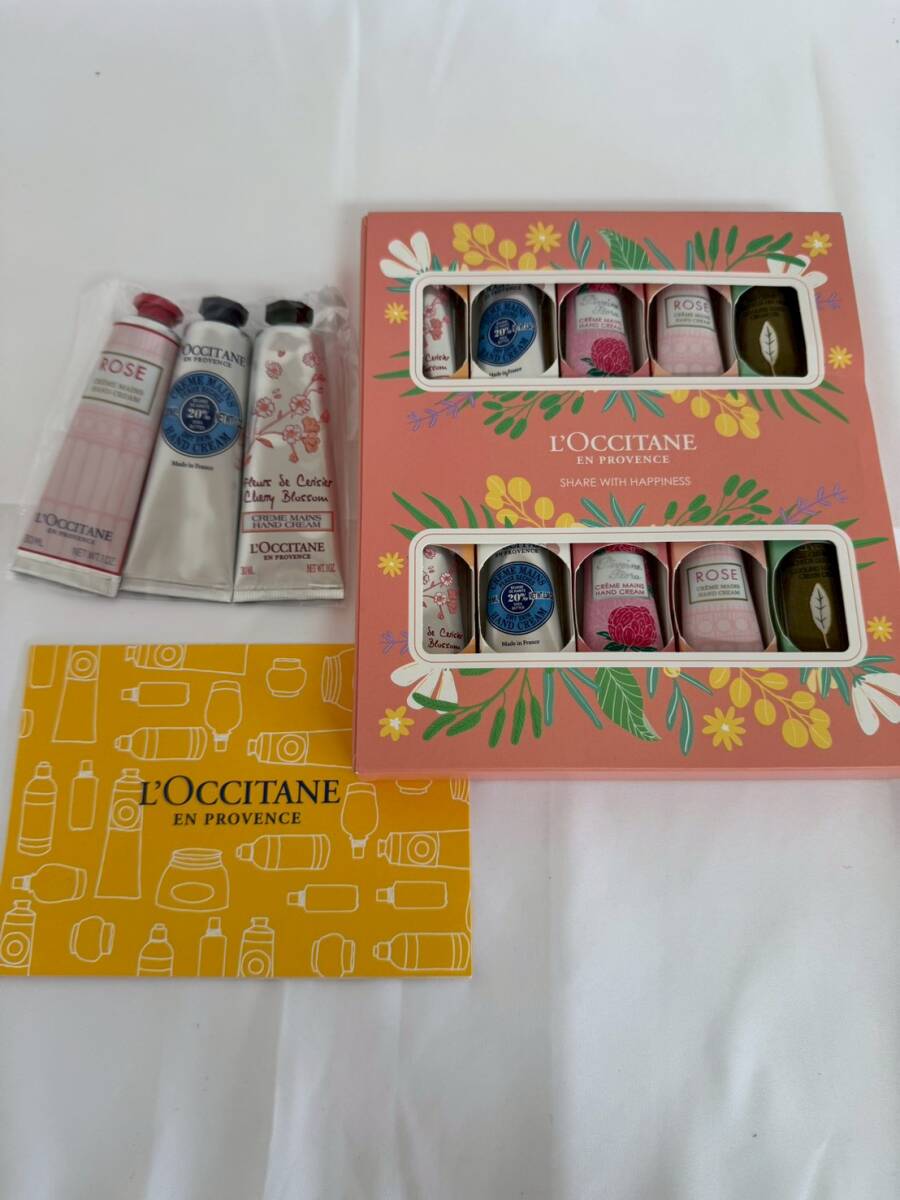 未使用品 ロクシタン ハンドクリーム 10本(5種×2本)セット+3本拍卖