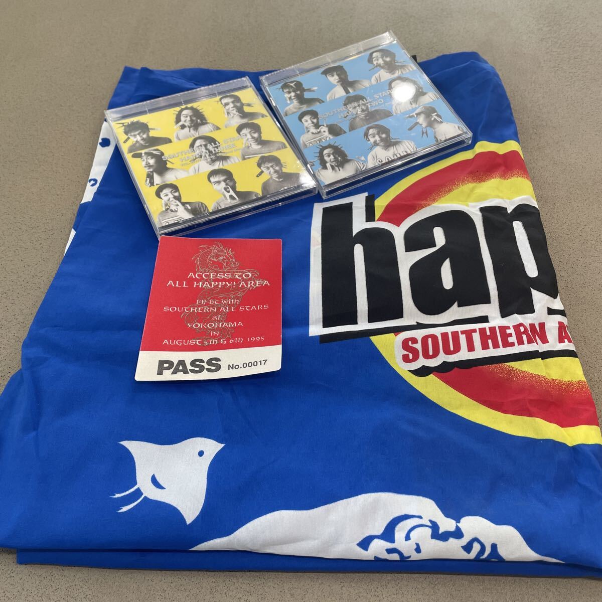 サザンオールスターズ HAPPY 法被、PASS. CDセット拍卖