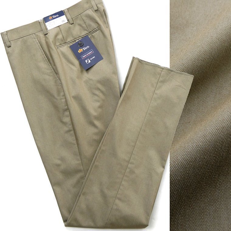 新品 Tern ターン 春夏 コットン シャンブレー ストレッチ パンツ 94 【P26564】 日本製生地 メンズ スラックス 吸水速乾 テーパード拍卖