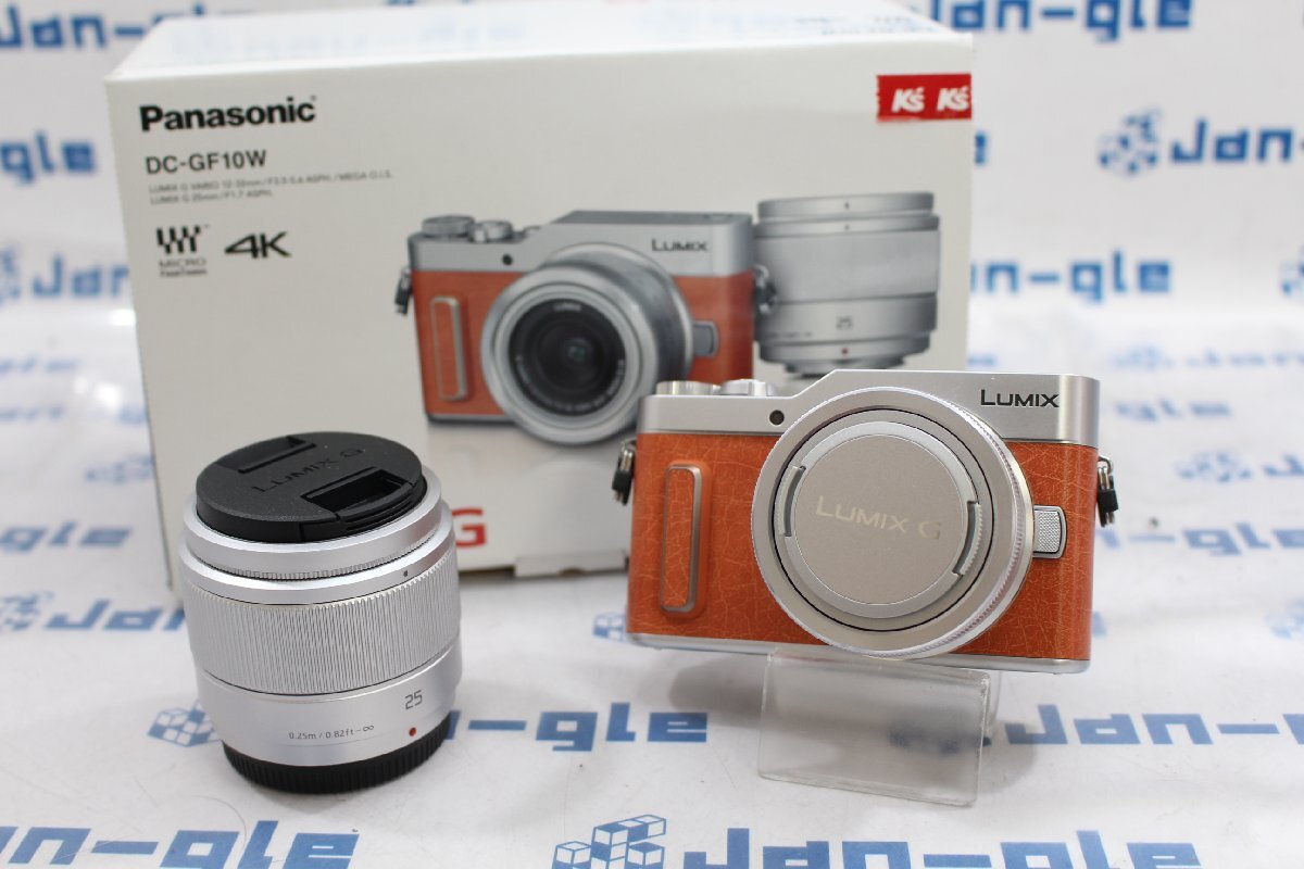 関西 Ω 美品 Pansonic LUMIX DC-GF10W ダブルレンズキット 激安価格!! この機会にぜひ!! J681625 B拍卖
