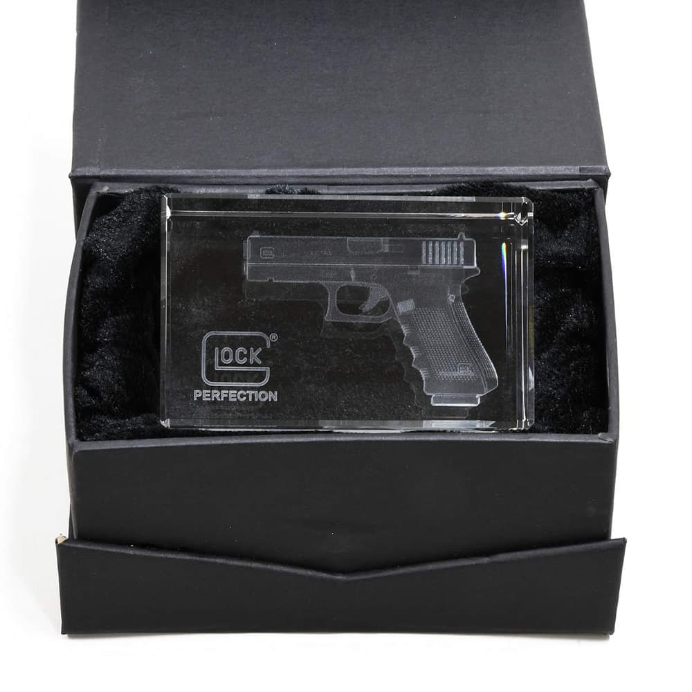GLOCK ペーパーウエイト 3Dクリスタル 公式アイテム GLK-FAN-2977 グロック 公式グッズ ファングッズ 文鎮拍卖
