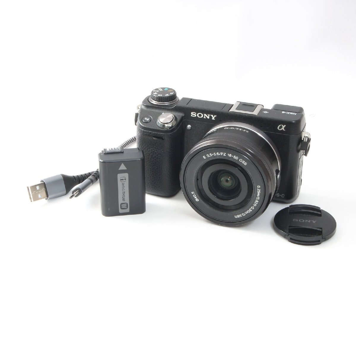 SONY ソニー α NEX-6 + E PZ 16-50mm F3.5-5.6 レンズセット 【シャッター数9180回】拍卖