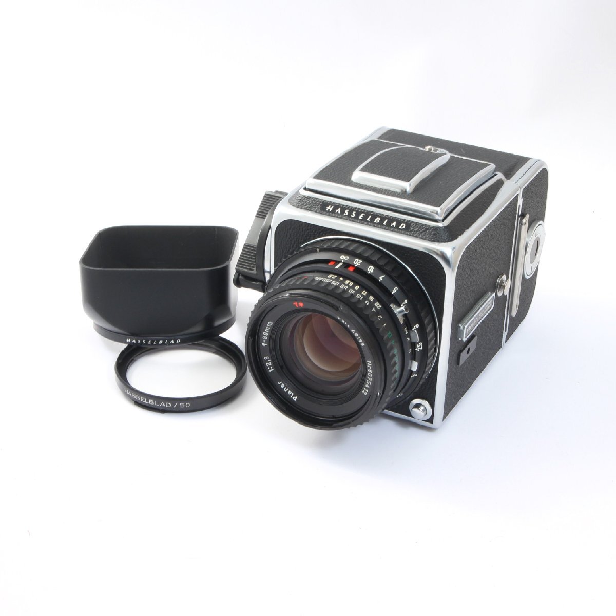 HASSELBLAD 500C/M + Carl Zeiss Planar T* 80mm F2.8 + A12 中判フィルムカメラ ハッセルブラッド レンズシャッター整備済拍卖