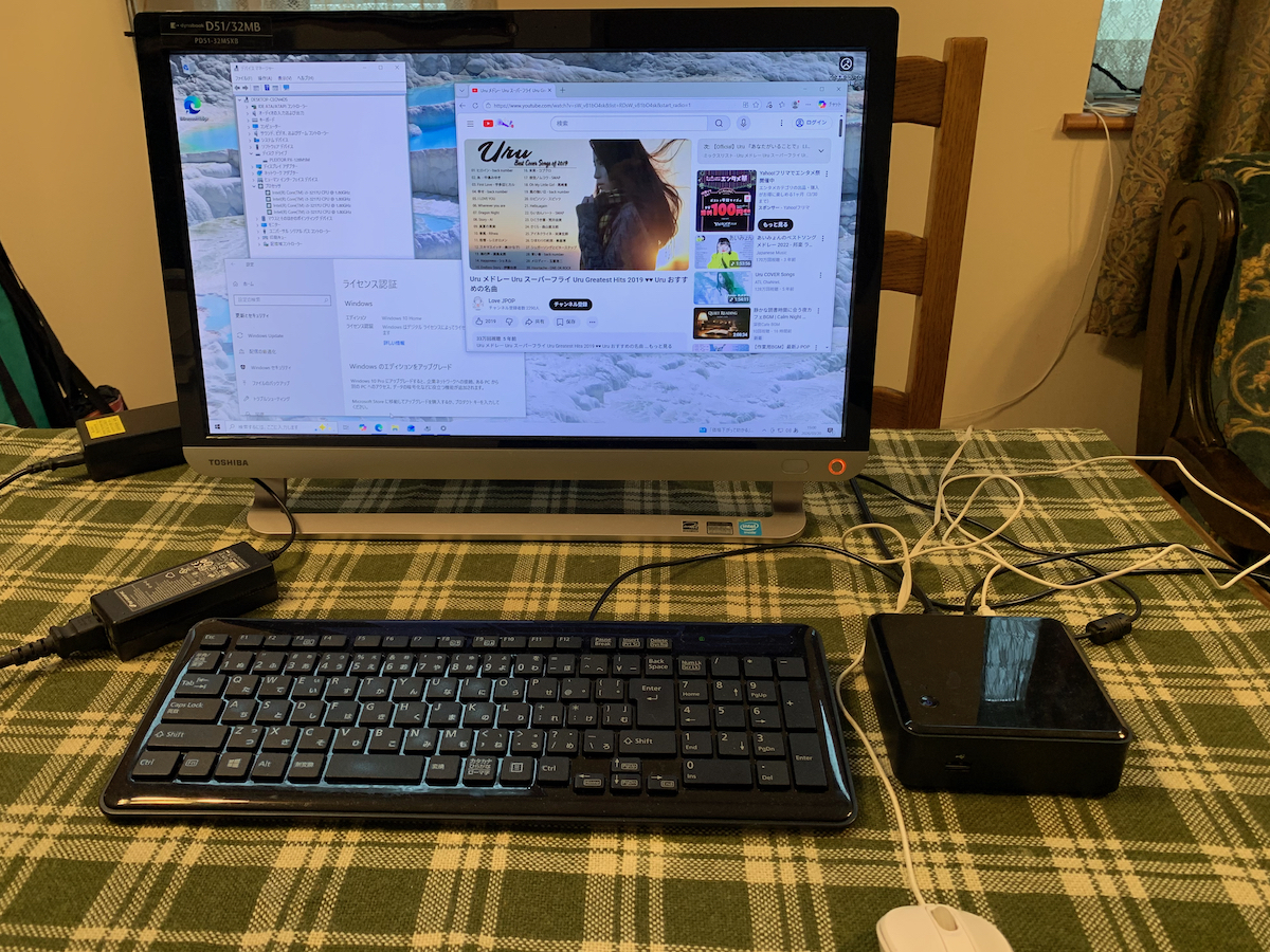 インテルNUC DC3217IYE SSD 128GB メモリー8GB拍卖