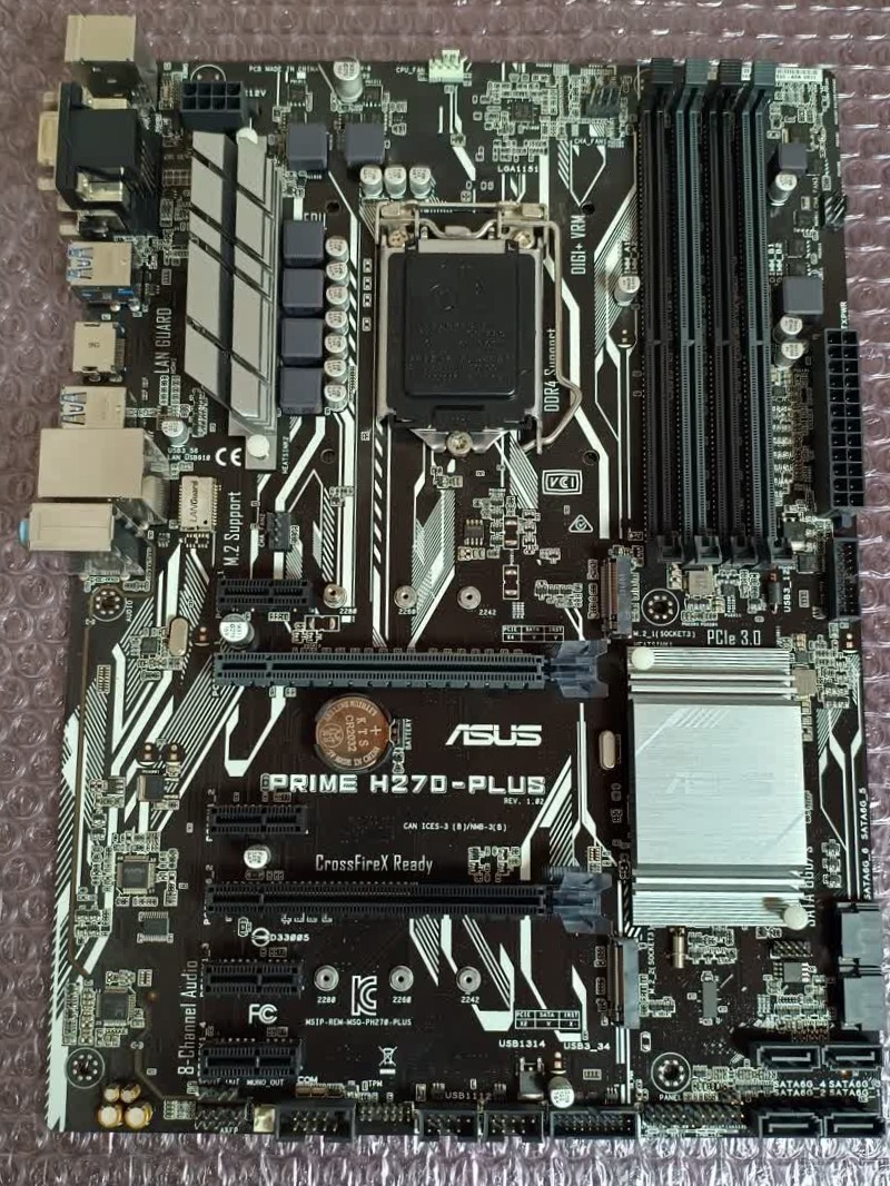 ASUS PRIME H270-PLUS LGA1151 Intel H270 ATXマザーボード拍卖