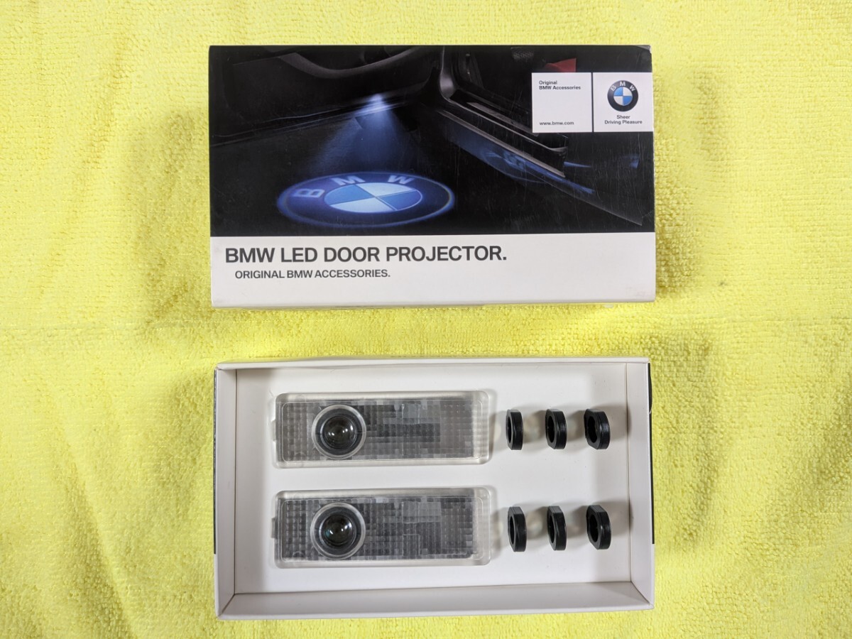BMW純正ドアプロジェクター 2個セット 品番63312289654 取説付き 送料無料拍卖